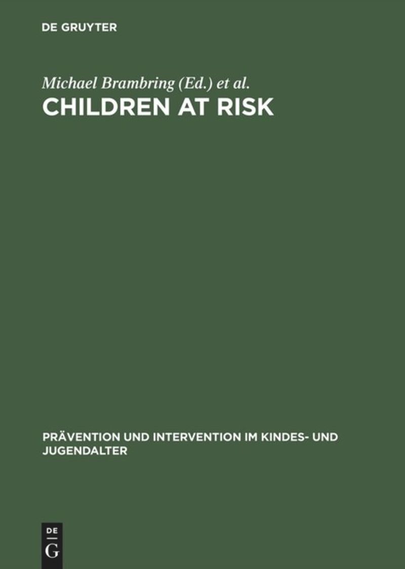book: Children at Risk