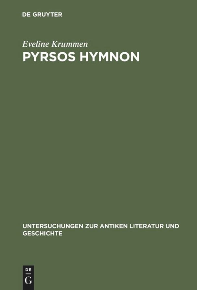book: Pyrsos Hymnon