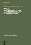 book: Wozu Wissenschaftsphilosophie?