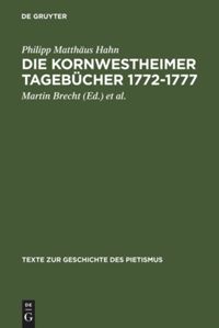 book: Die Kornwestheimer Tagebücher 1772-1777