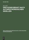 book: Der Konkubinat nach altwestnordischen Quellen