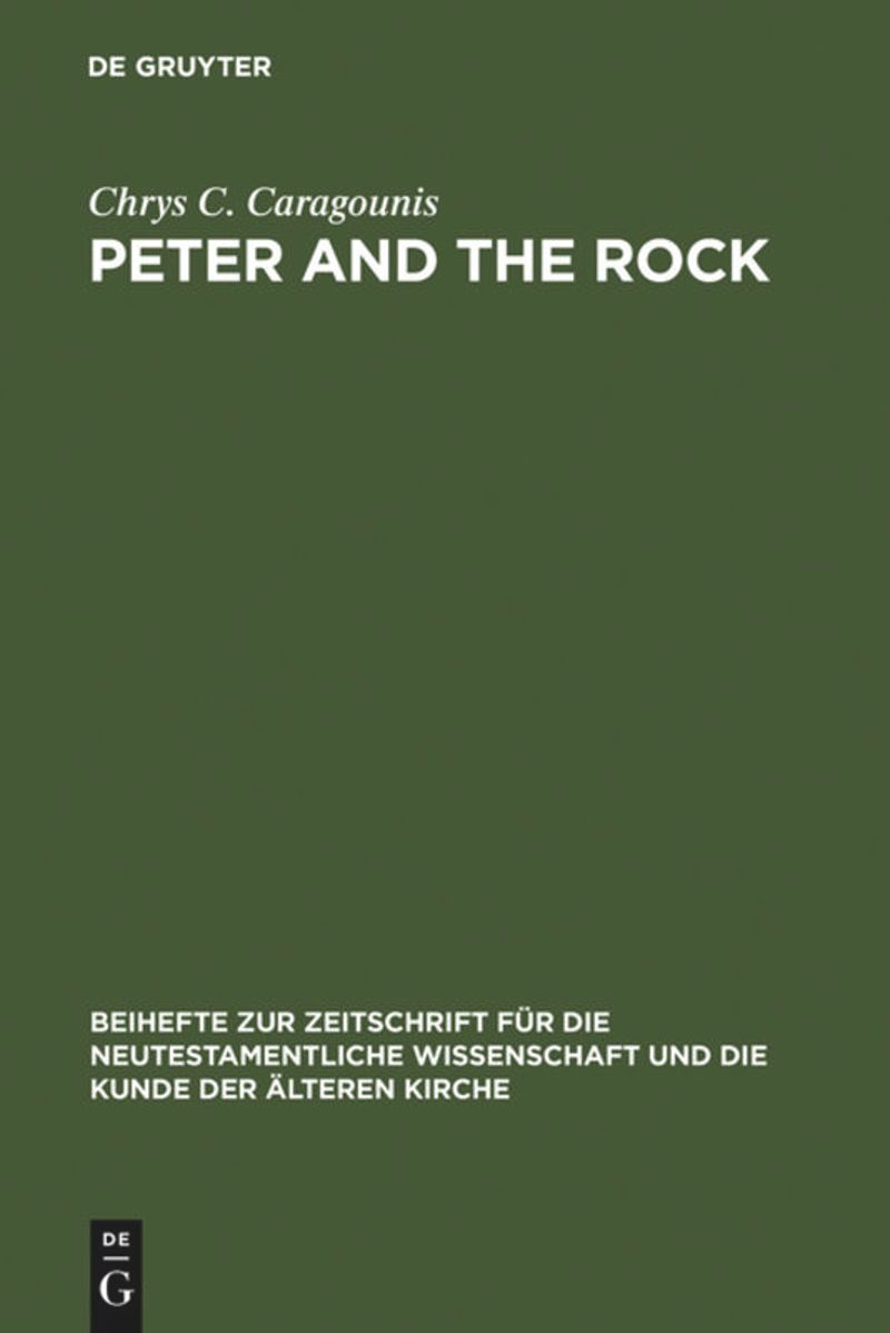 book: Peter and the Rock