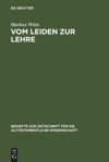 book: Vom Leiden zur Lehre
