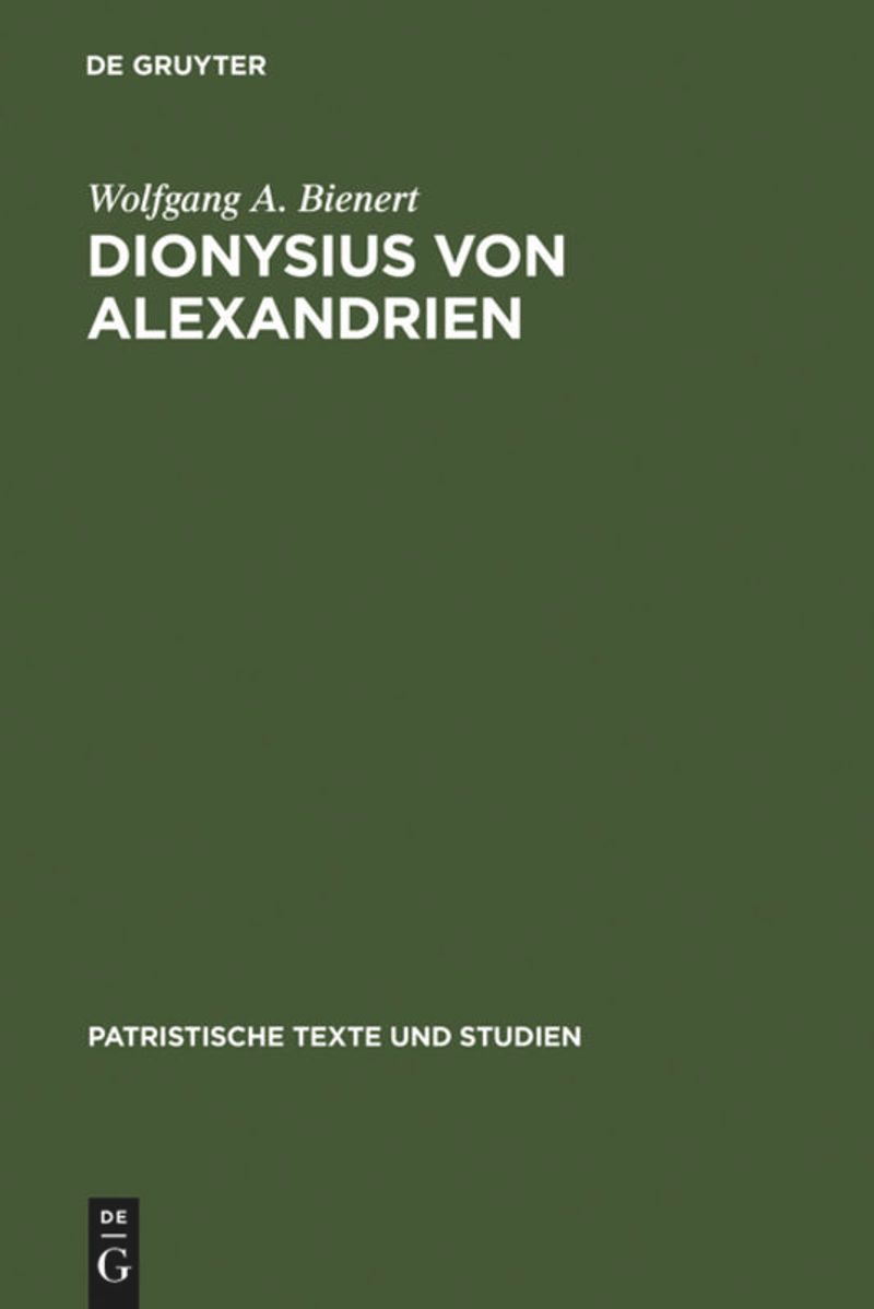 book: Dionysius von Alexandrien