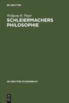 book: Schleiermachers Philosophie