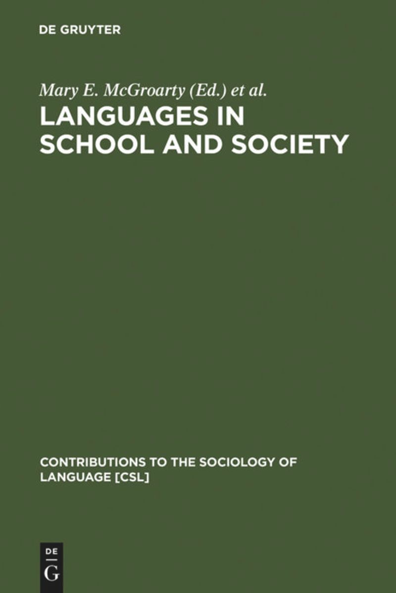 book: Languages in School and Society