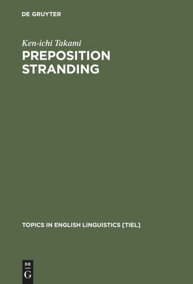 book: Preposition Stranding