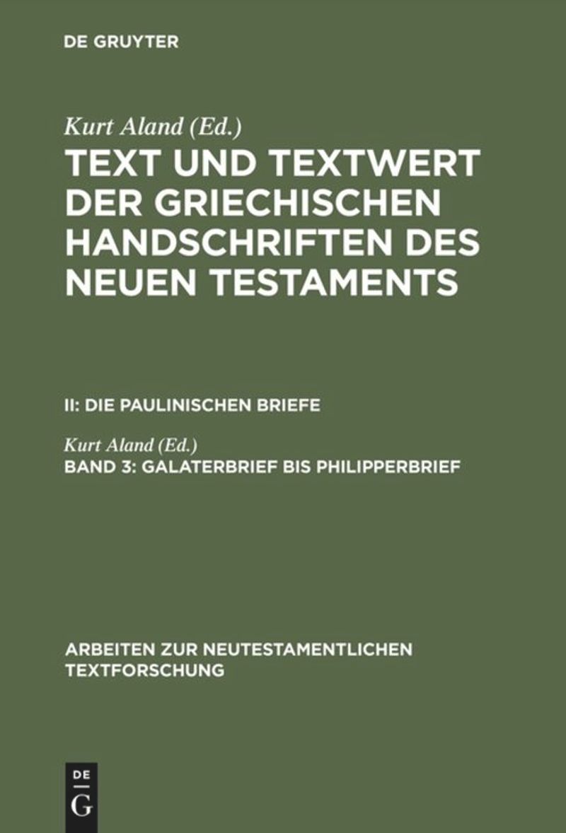 book: Band 3 Galaterbrief bis Philipperbrief