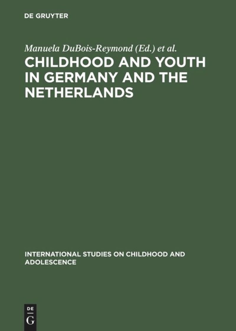 book: Childhood and Youth in Germany and The Netherlands