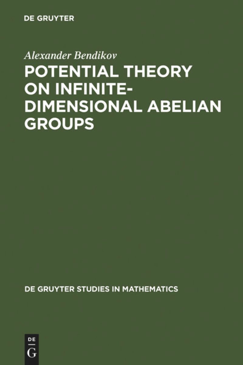 book: Potential Theory on Infinite-Dimensional Abelian Groups
