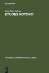 book: Etudes kotoko