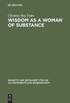 book: Wisdom as a Woman of Substance