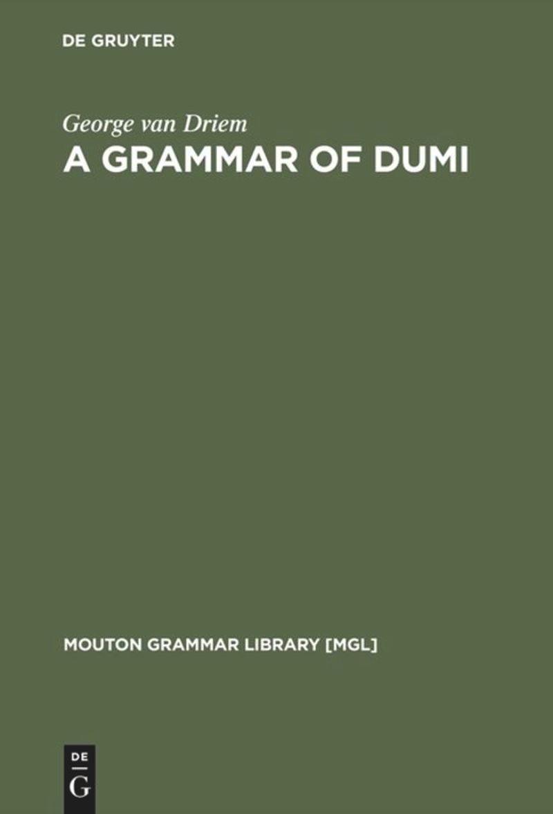 book: A Grammar of Dumi