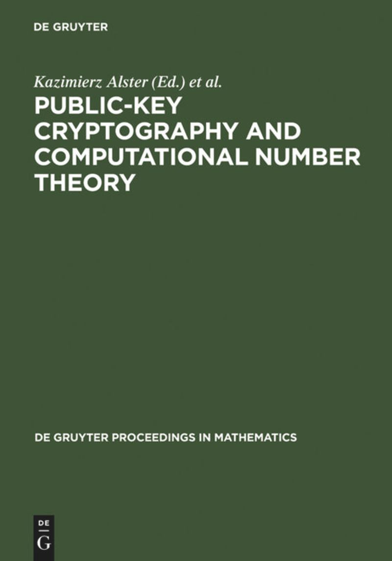 book: Public-Key Cryptography and Computational Number Theory