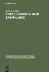 book: Einzelspruch und Sammlung