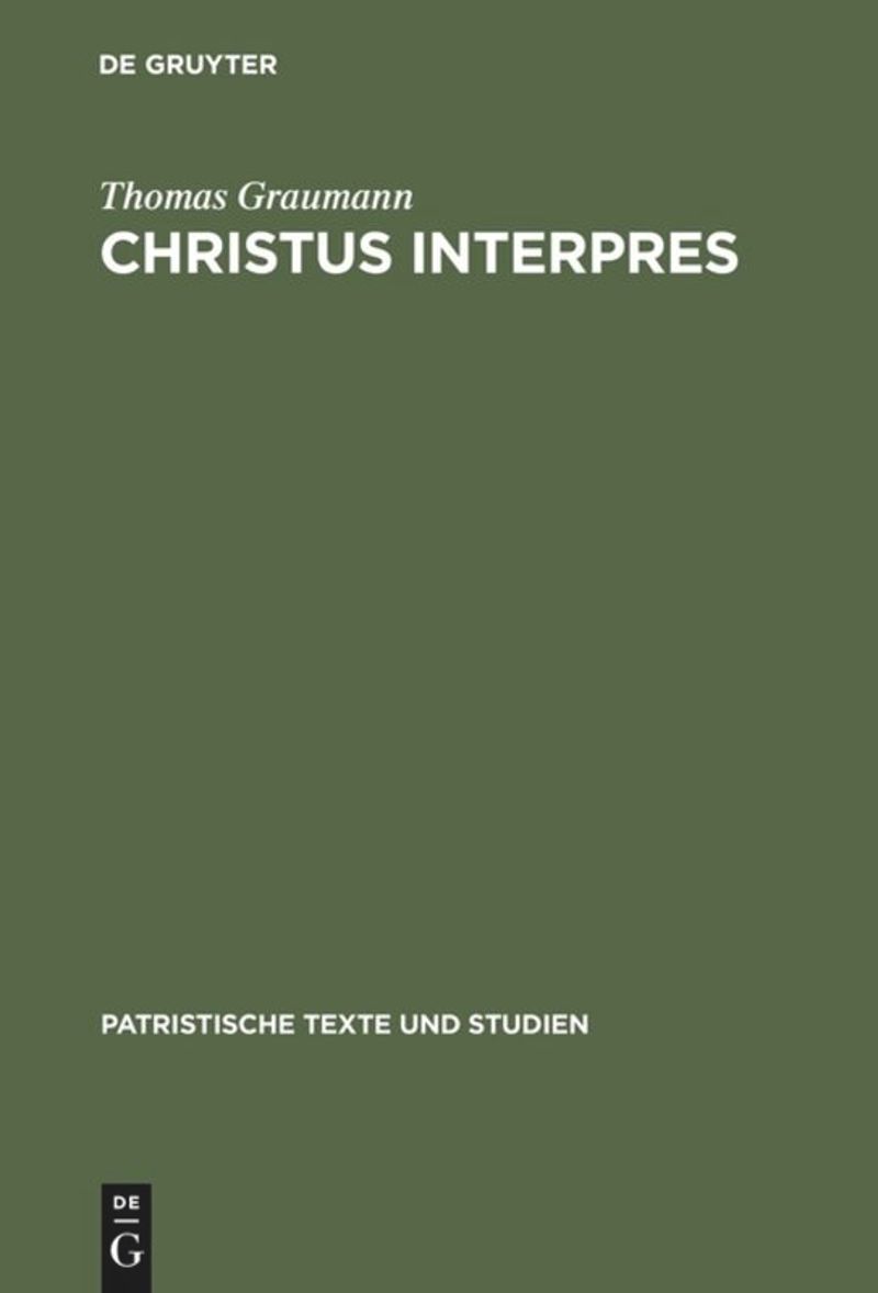 book: Christus interpres