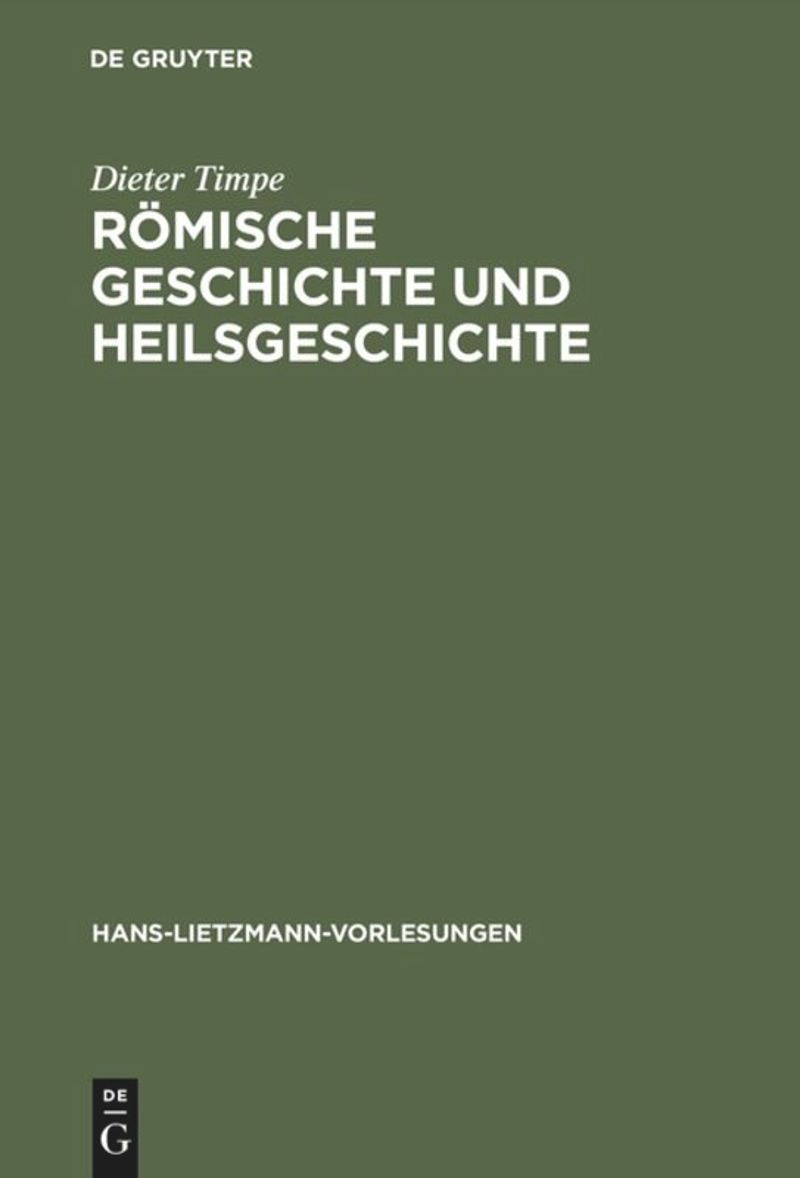 book: Römische Geschichte und Heilsgeschichte