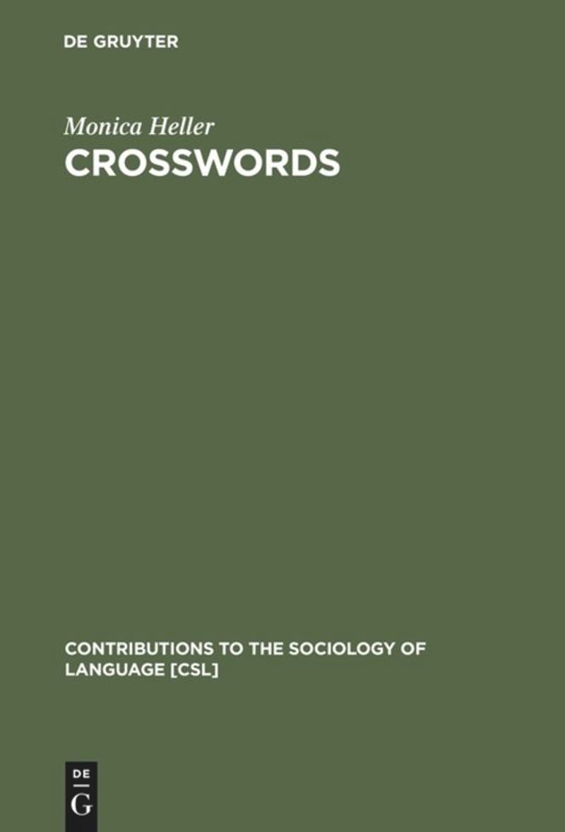 book: Crosswords