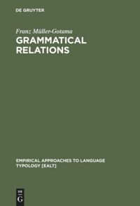 book: Grammatical Relations