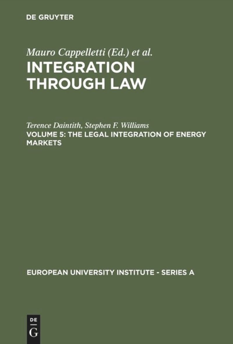 book: Vol 5 The Legal Integration of Energy Markets
