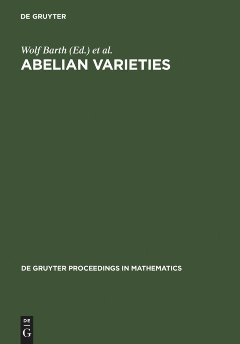 book: Abelian Varieties