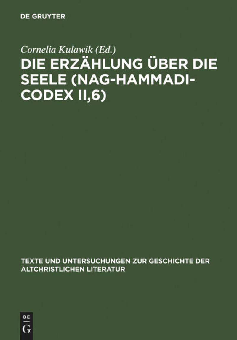 book: Die Erzählung über die Seele (Nag-Hammadi-Codex II,6)
