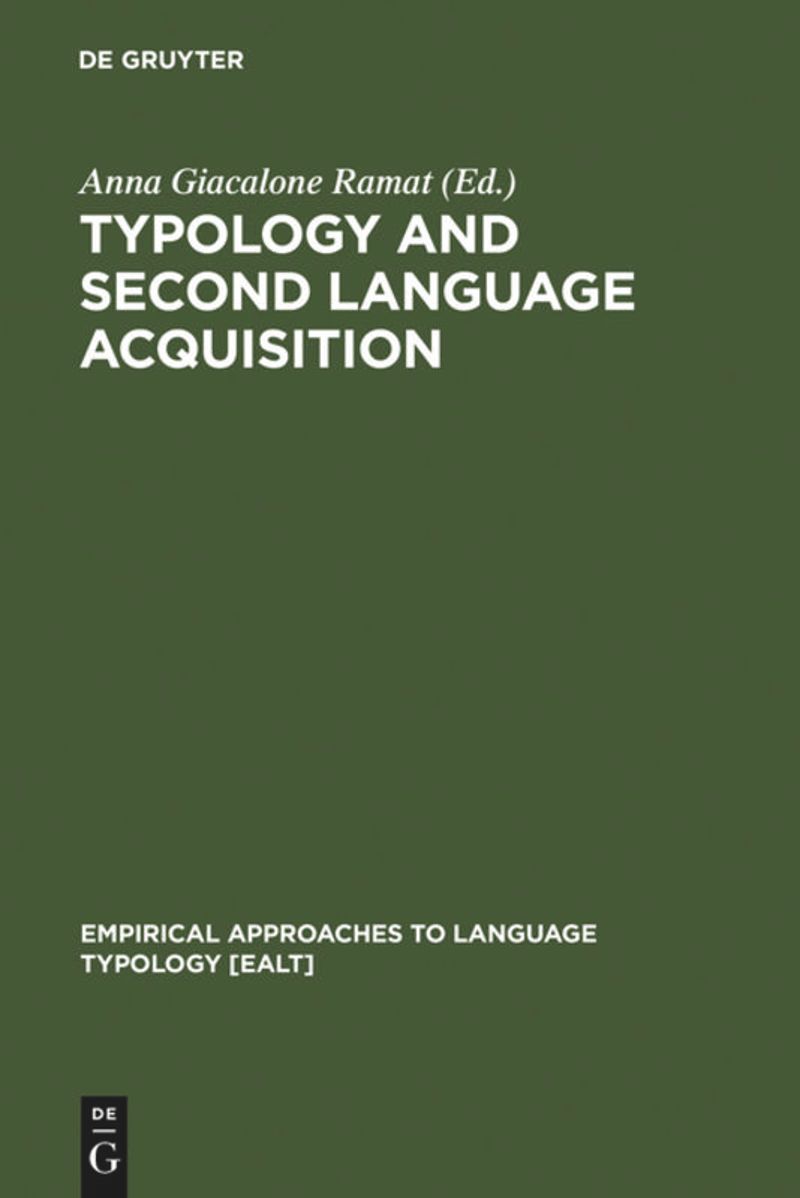 book: Typology and Second Language Acquisition