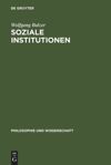 book: Soziale Institutionen
