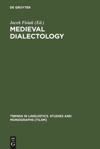 book: Medieval Dialectology