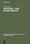 book: Wechsel- und Scheckrecht
