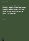 book: Parlamentsrecht und Parlamentspraxis in der Bundesrepublik Deutschland