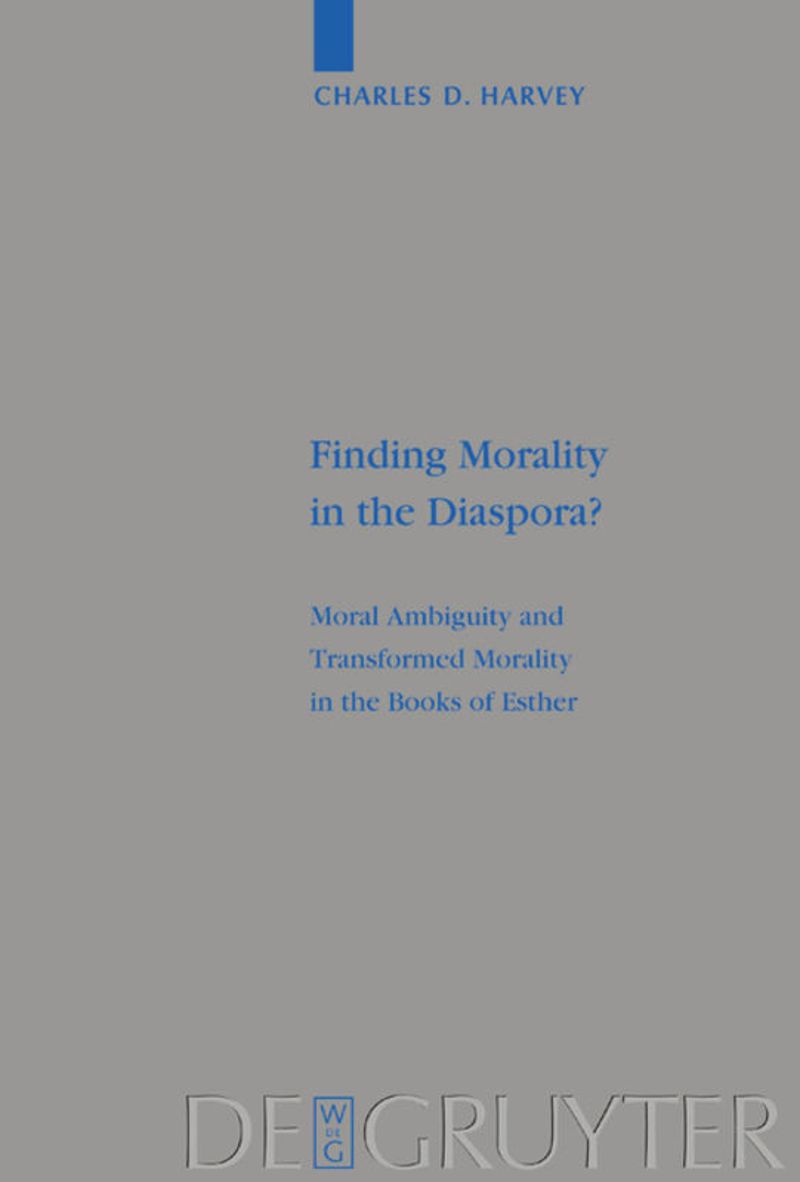 book: Finding Morality in the Diaspora?
