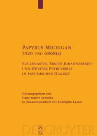 book: Papyrus Michigan 3520 und 6868(a)