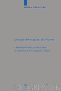 book: Abraham, Blessing and the Nations