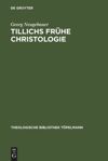 book: Tillichs frühe Christologie