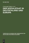 book: Der Sozialstaat in Deutschland und Europa