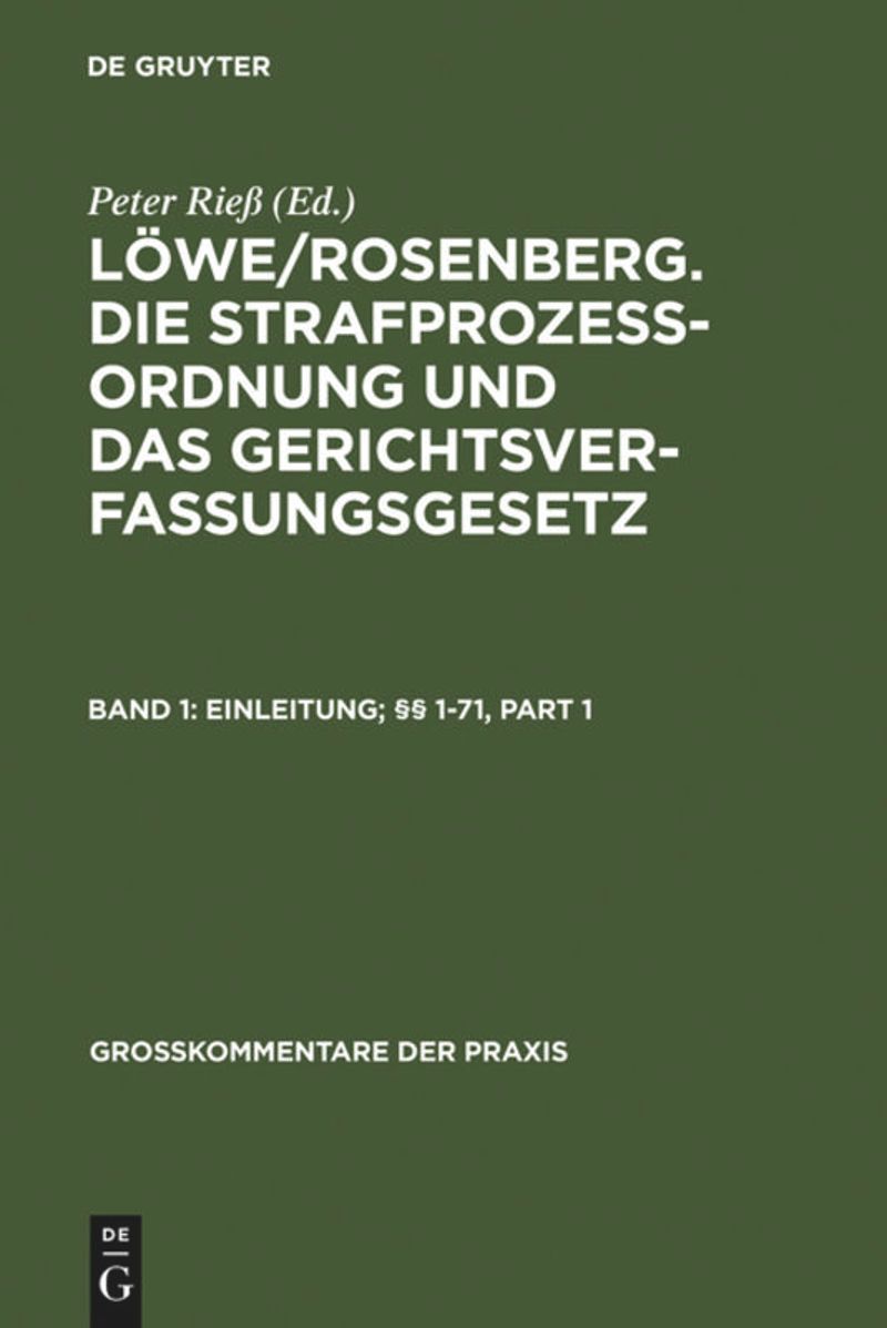 book: Band 1 Einleitung; §§ 1-71