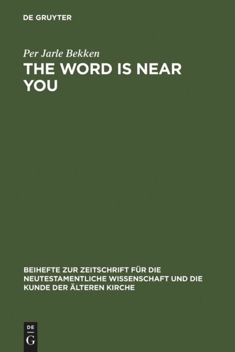 book: The Word is Near You