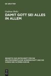 book: Damit Gott sei alles in allem
