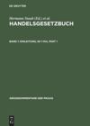 Band 1 Einleitung; §§ 1-104