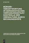 book: Bürgerverantwortung im demokratischen Verfassungsstaat / Kontrolle der Verwaltung durch Rechnungshöfe