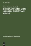 book: Die Grammatik von Johann Christian Heyse