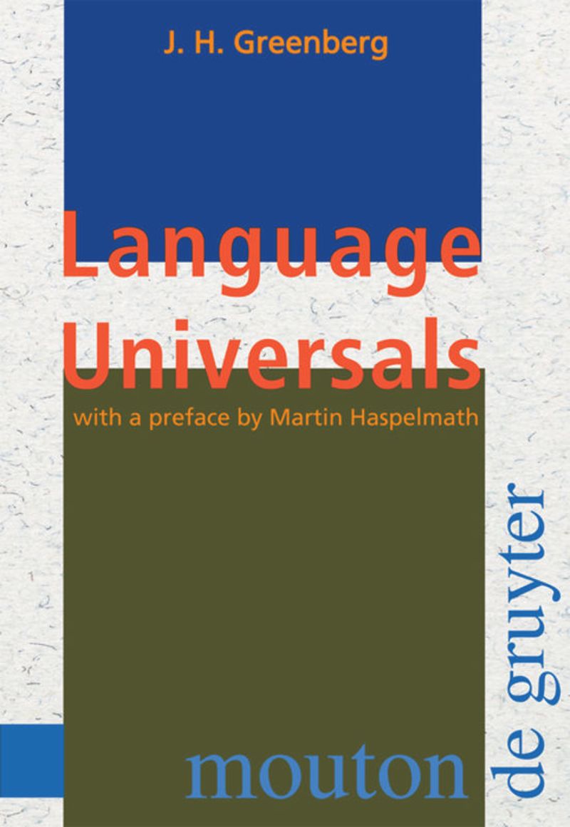 book: Language Universals