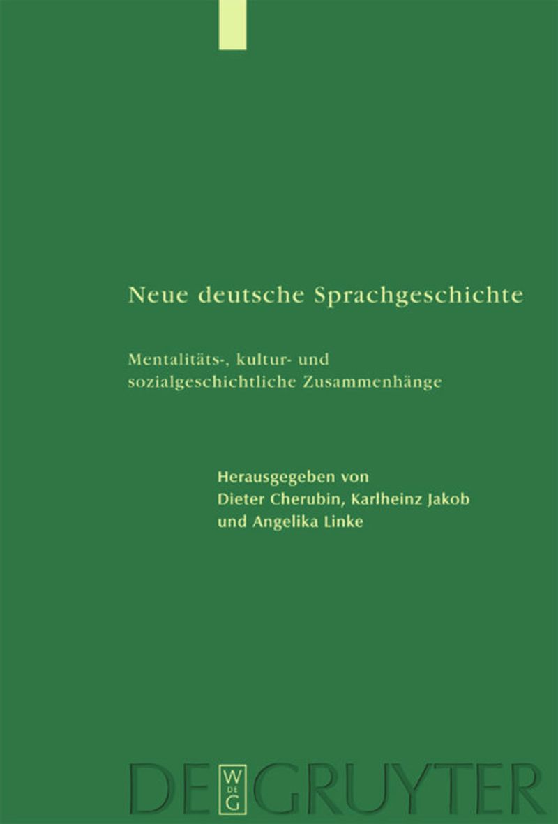 book: Neue deutsche Sprachgeschichte