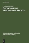 book: Ökonomische Theorie des Rechts