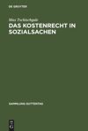 book: Das Kostenrecht in Sozialsachen