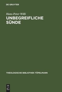 book: Unbegreifliche Sünde