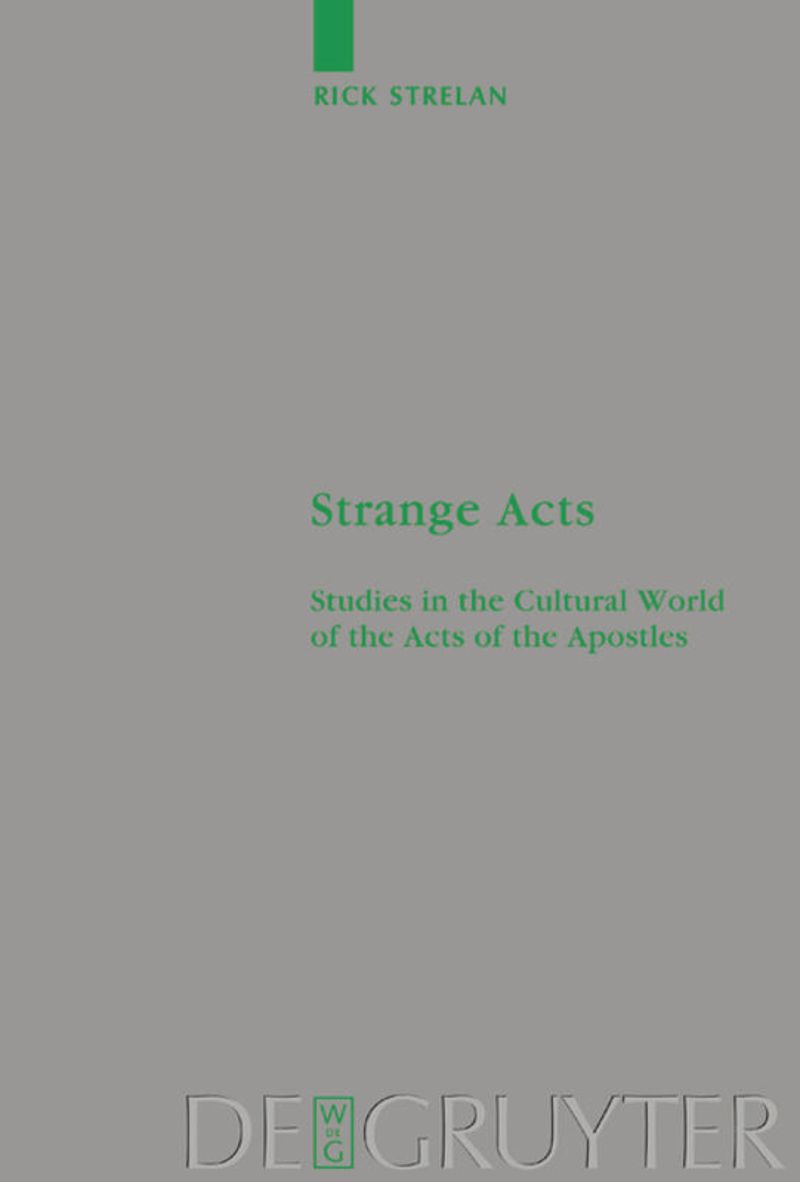 book: Strange Acts