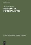book: Sozietaler Föderalismus
