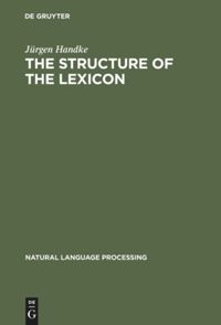book: The Structure of the Lexicon